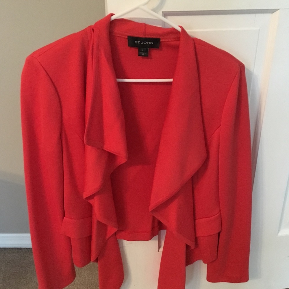 St Johns Knit coral sweater
